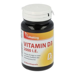 Vitaking Vitamin D3 Kapseln 90 Stk. 2000IE