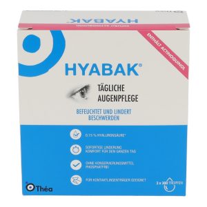 Hyabak 0,15% Augentropfen – 3 x 10ml