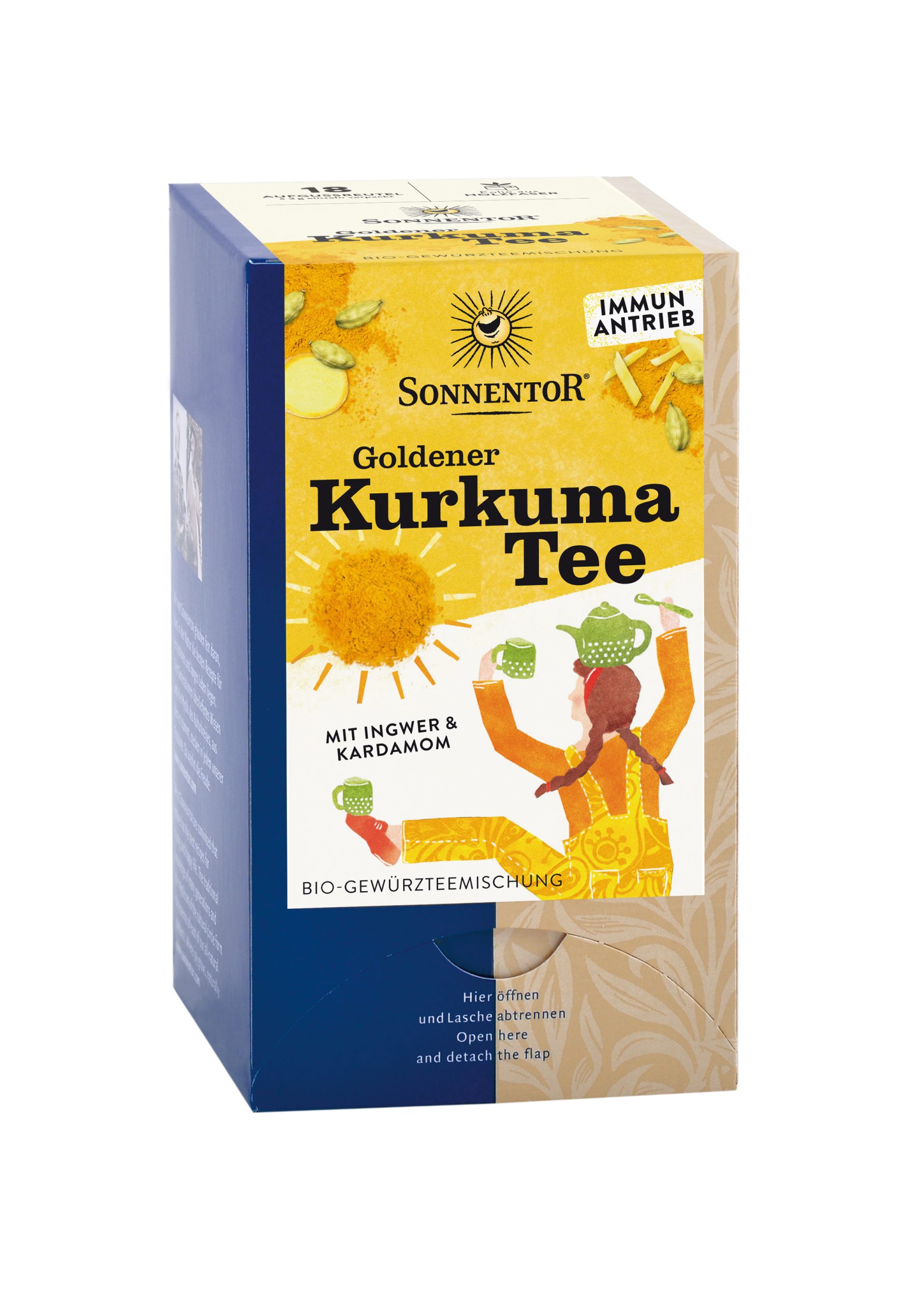 Sonnentor Goldener Kurkuma Tee 18 Btl. BIO