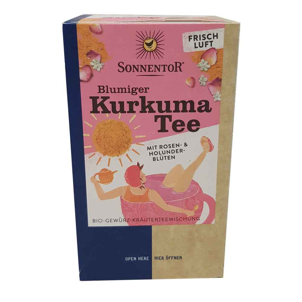 Sonnentor Blumiger Kurkuma Tee 18 Btl. BIO