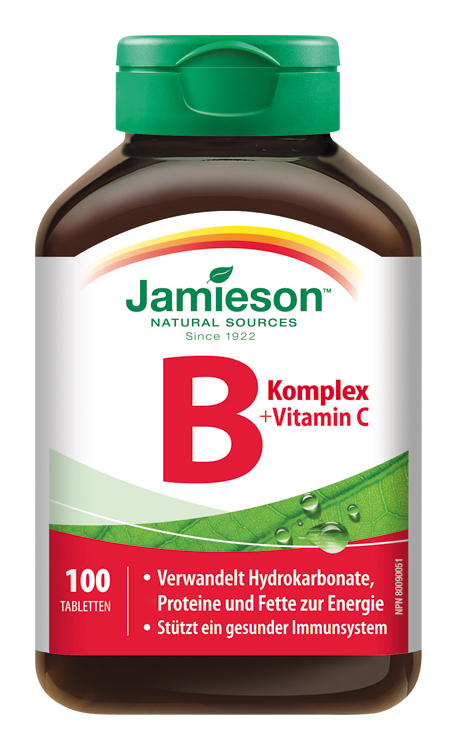 Jamieson B Komplex + Vitamin C 100 Tbl.