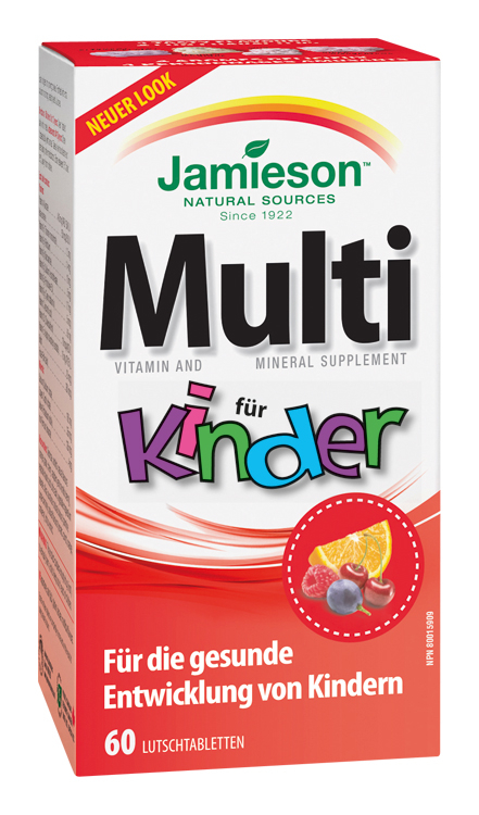Jamieson Multi für Kinder mit Eisen 60 Tbl.