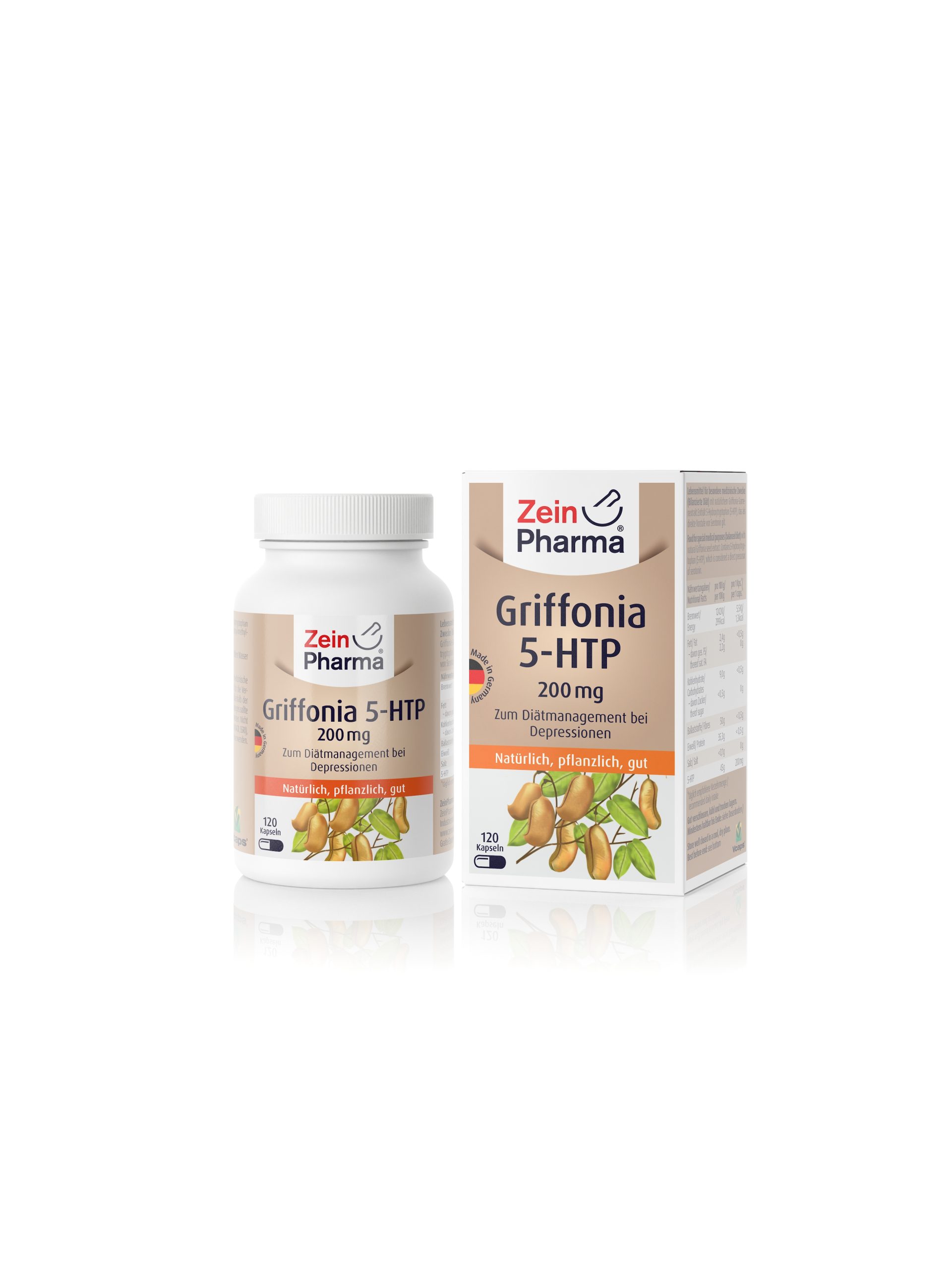 ZeinPharma Griffonia 5-HTP 200 mg Kapseln 120 Stk.