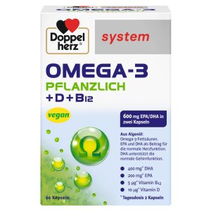 Doppelherz Omega-3 Pflanzlich Kapseln 60 Stk.