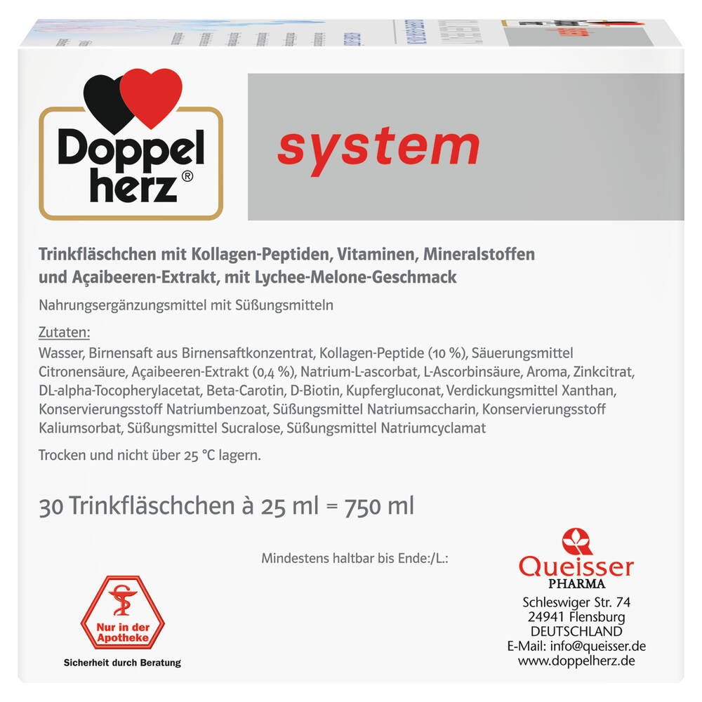 Doppelherz Kollagen Beauty Trinkfläschchen 30 Stk. á 25 ml