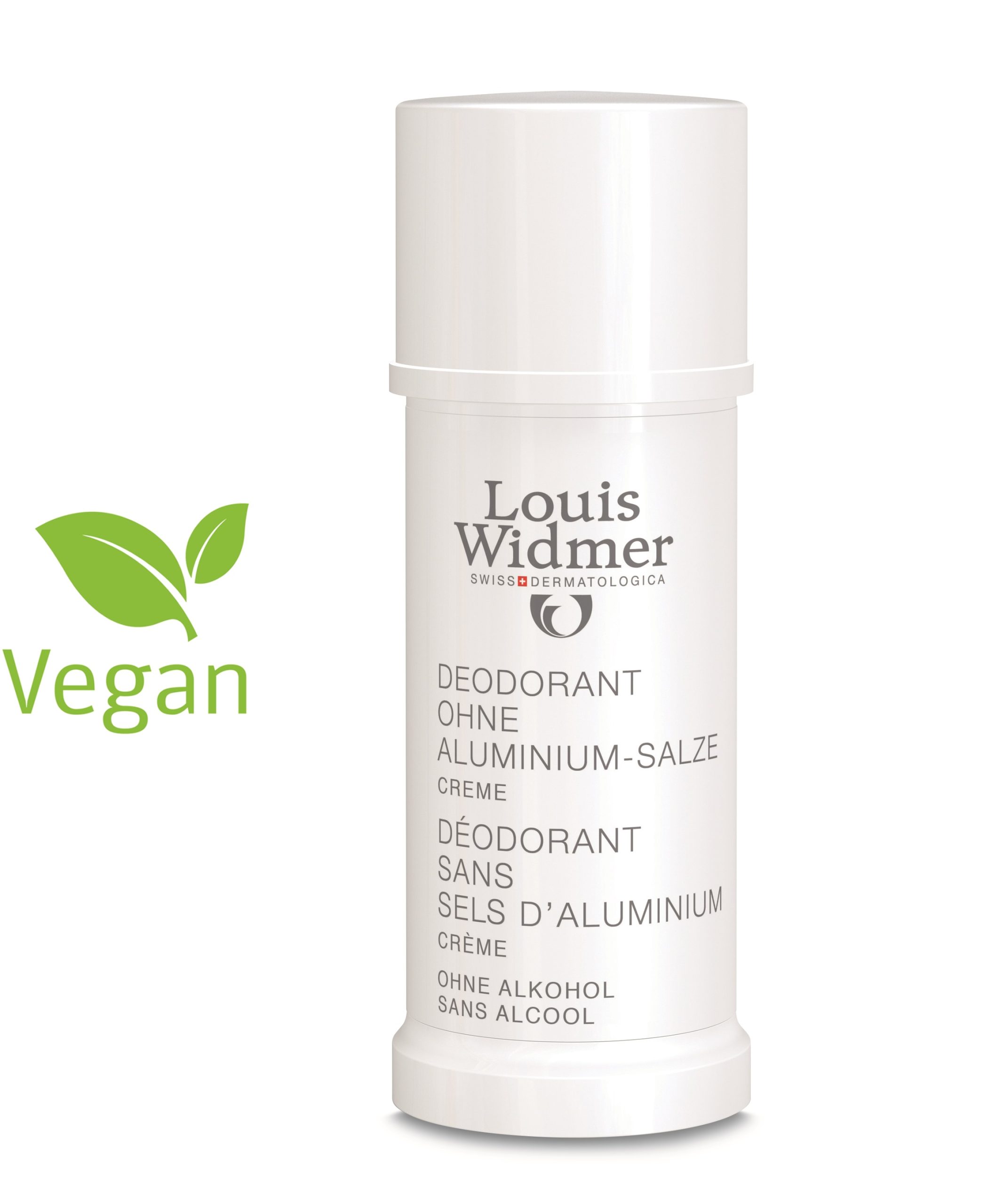 Louis Widmer Deodorant Creme ohne Aluminiumsalze unparfümiert 40 ml