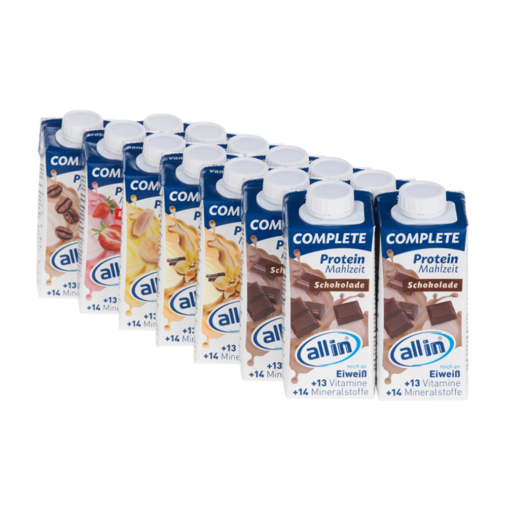 allin 5er MIX COMPLETE Protein Mahlzeit (14 x 200 ml)