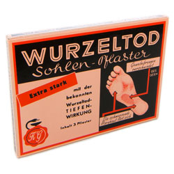 Wurzeltod Sohlen-Pflaster Extra stark 3 Stk.