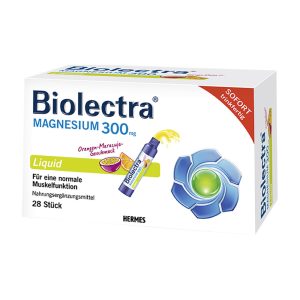 Biolectra Magnesium 300 mg Trinkfläschchen 28 Stk.