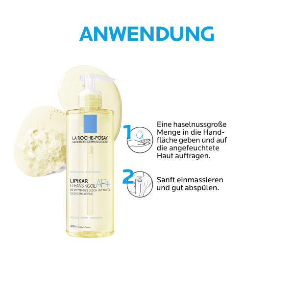 La Roche-Posay Lipikar Dusch- und Badeöl AP+ 400 ml