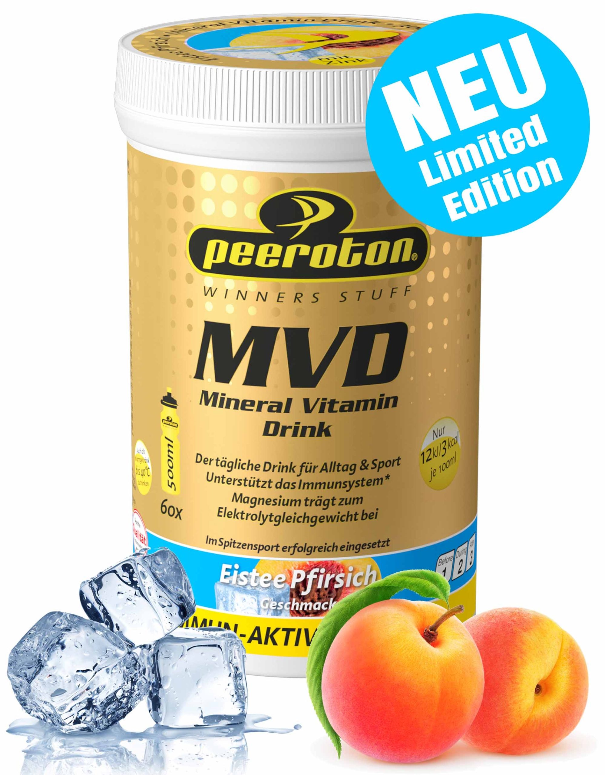 Peeroton MVD Mineral Vitamin Drink Eistee Pfirsich 300 g