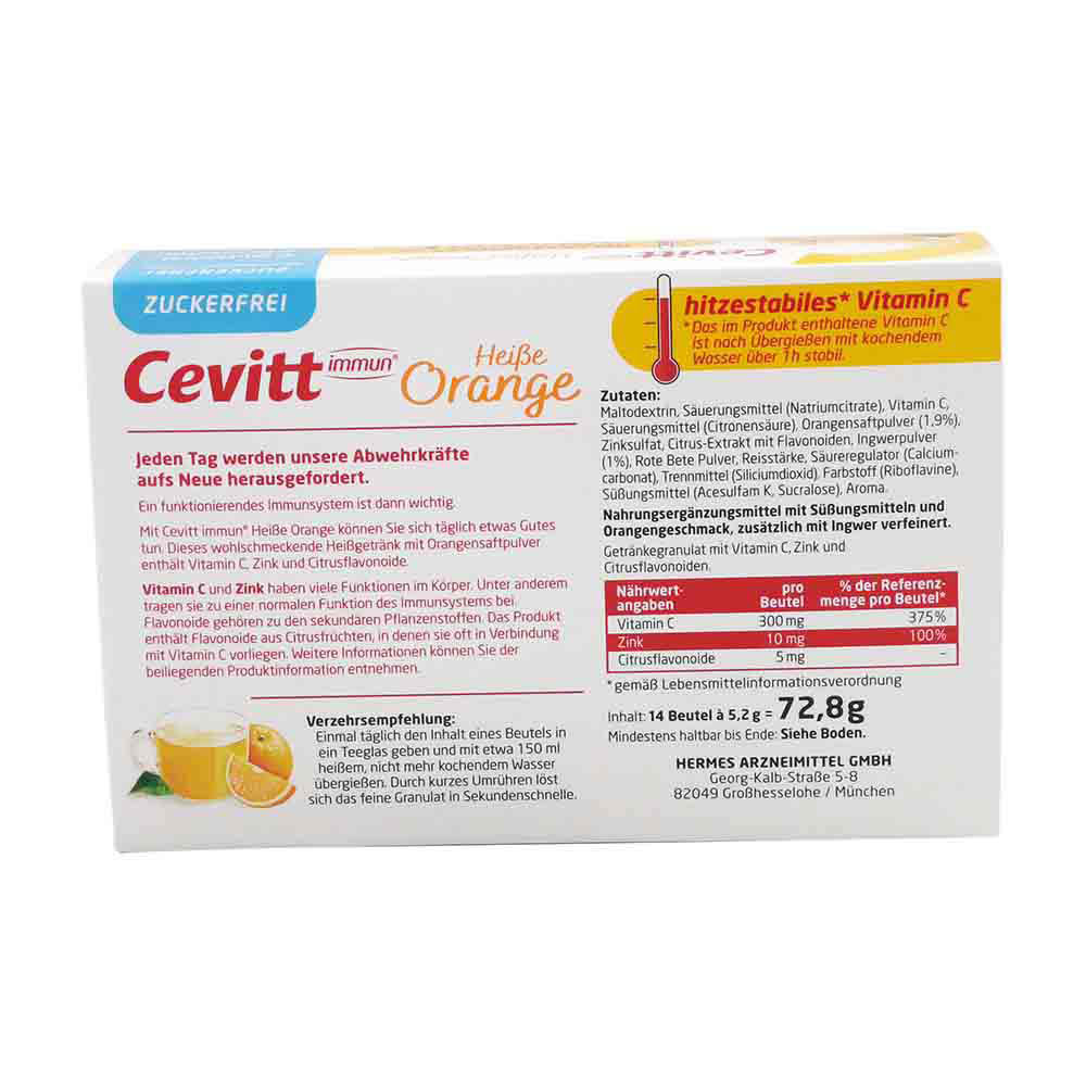 Cevitt Immun Heiße Orange zuckerfrei