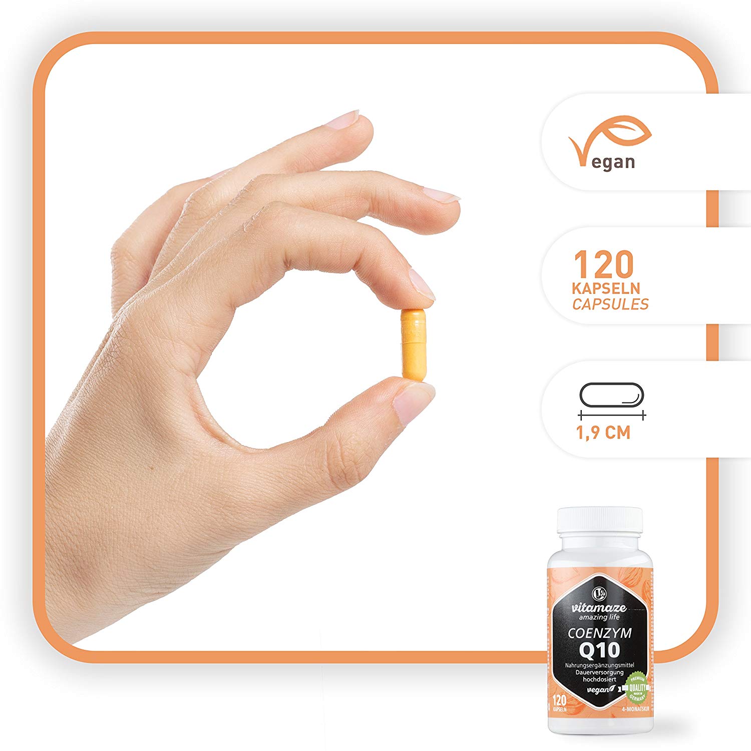 Coenzym Q10 200 mg Kapseln 120 Stk.