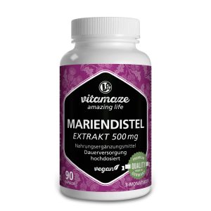 Mariendistel Extrakt 500 mg Kapseln 90 Stk.