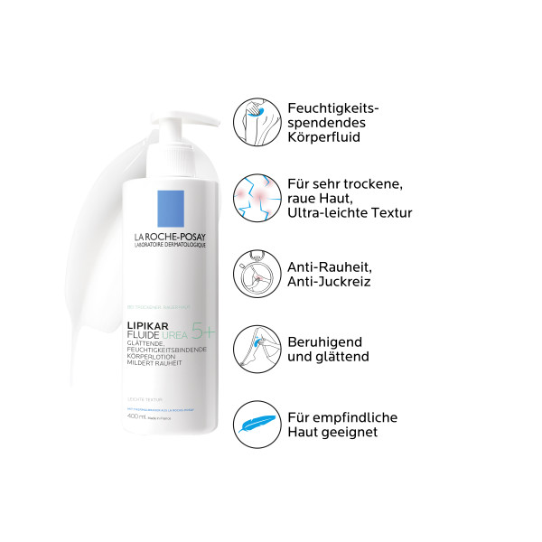 La Roche-Posay Lipikar Urea 5+ Fluid 400 ml