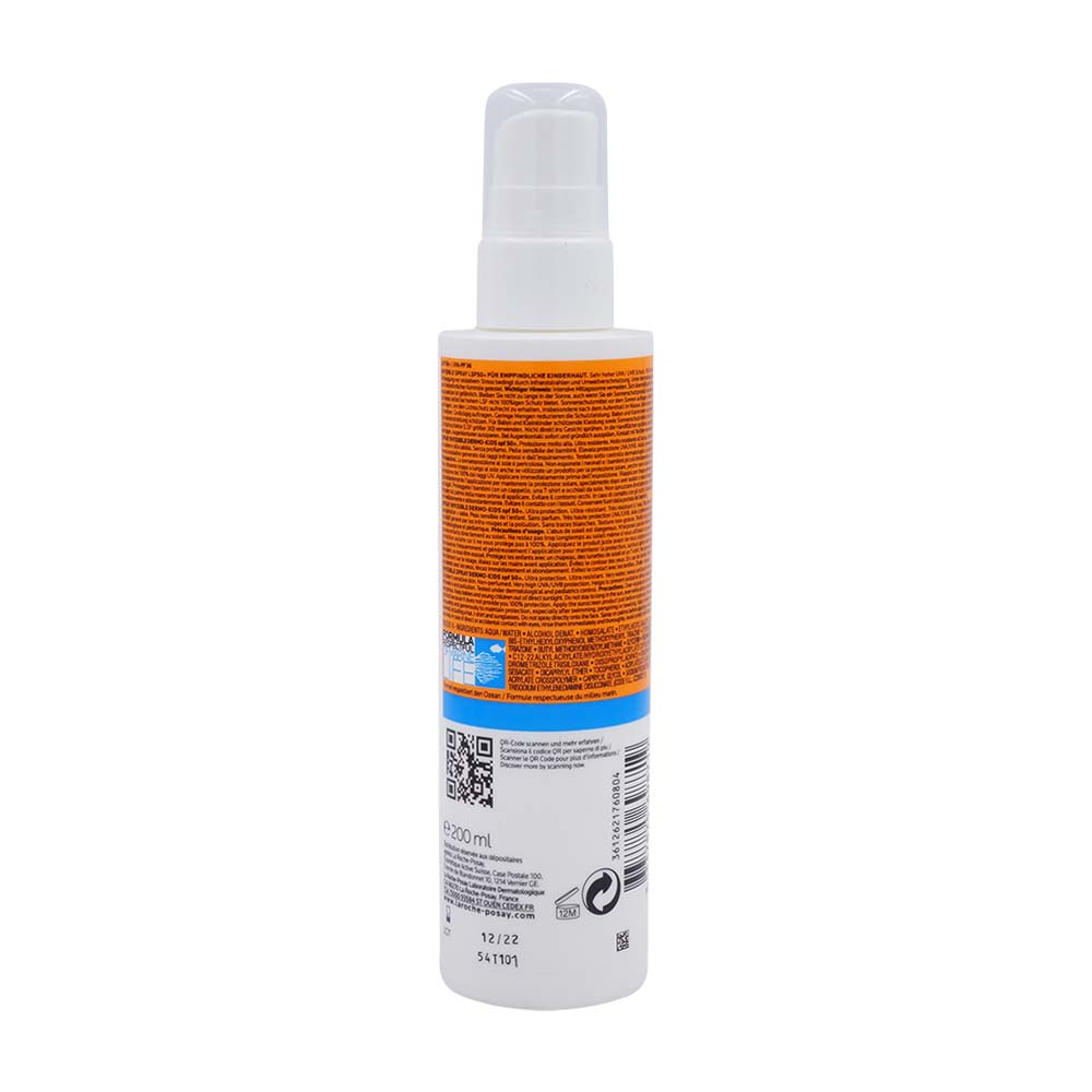 La Roche-Posay Anthelios Dermo-Kids Invisible Spray LSF 50+ 200 ml