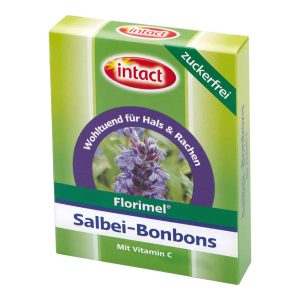 Intact Salbeibonbons mit Vitamin C Zuckerfrei 40 g