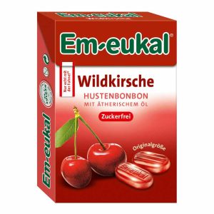 Em-Eukal Bonbons Wildkirsche zuckerfrei Box 50 g