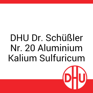 DHU Dr. Schüßler Nr. 20 Aluminium Kalium Sulfuricum DHU 20 g D 6 Tabletten