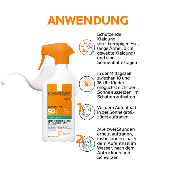 La Roche-Posay Anthelios Invisible Family Spray LSF 50+ ohne Parfum