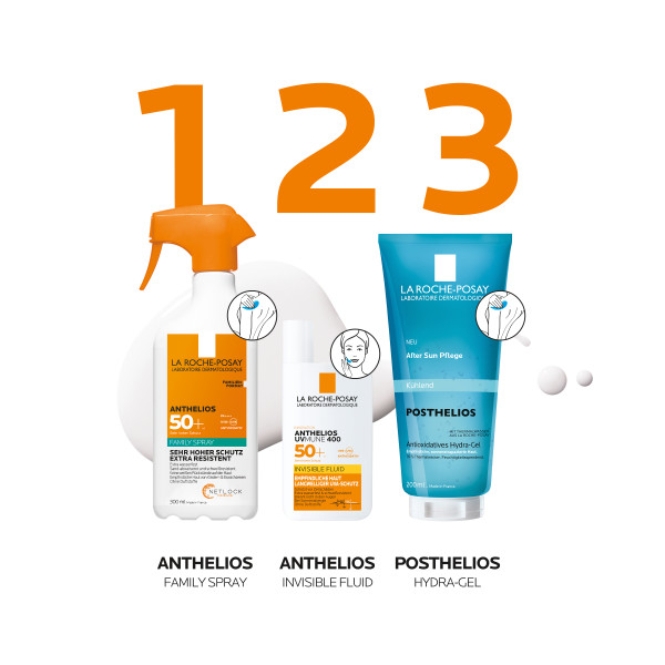 La Roche-Posay Anthelios Invisible Family Spray LSF 50+ ohne Parfum