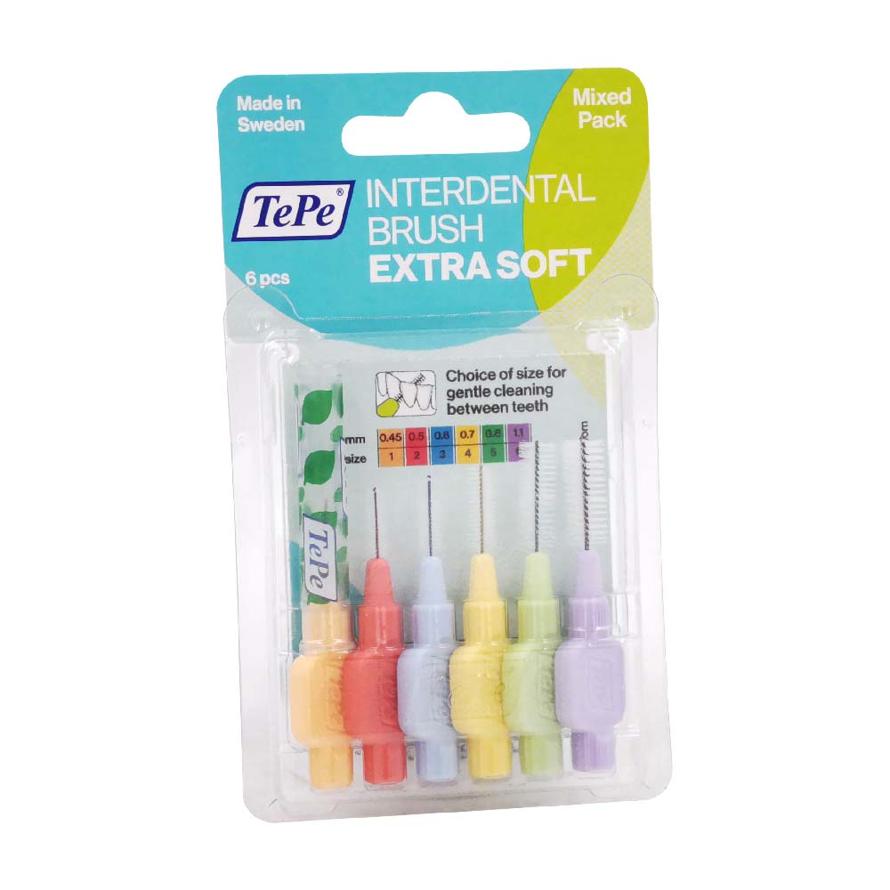 TePe Interdentalbürste X-weich 6 Stk. Gemischt
