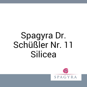 Spagyra Dr. Schüßler Nr. 11 Silicea Spagyra 20 ml D 6 Globuli