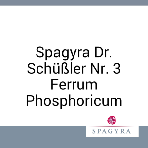 Spagyra Dr. Schüßler Nr. 3 Ferrum Phosphoricum Spagyra 20 ml D 6 Globuli