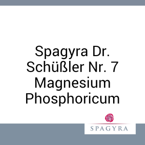 Spagyra Dr. Schüßler Nr. 7 Magnesium Phosphoricum Spagyra 20 ml D 6 Globuli