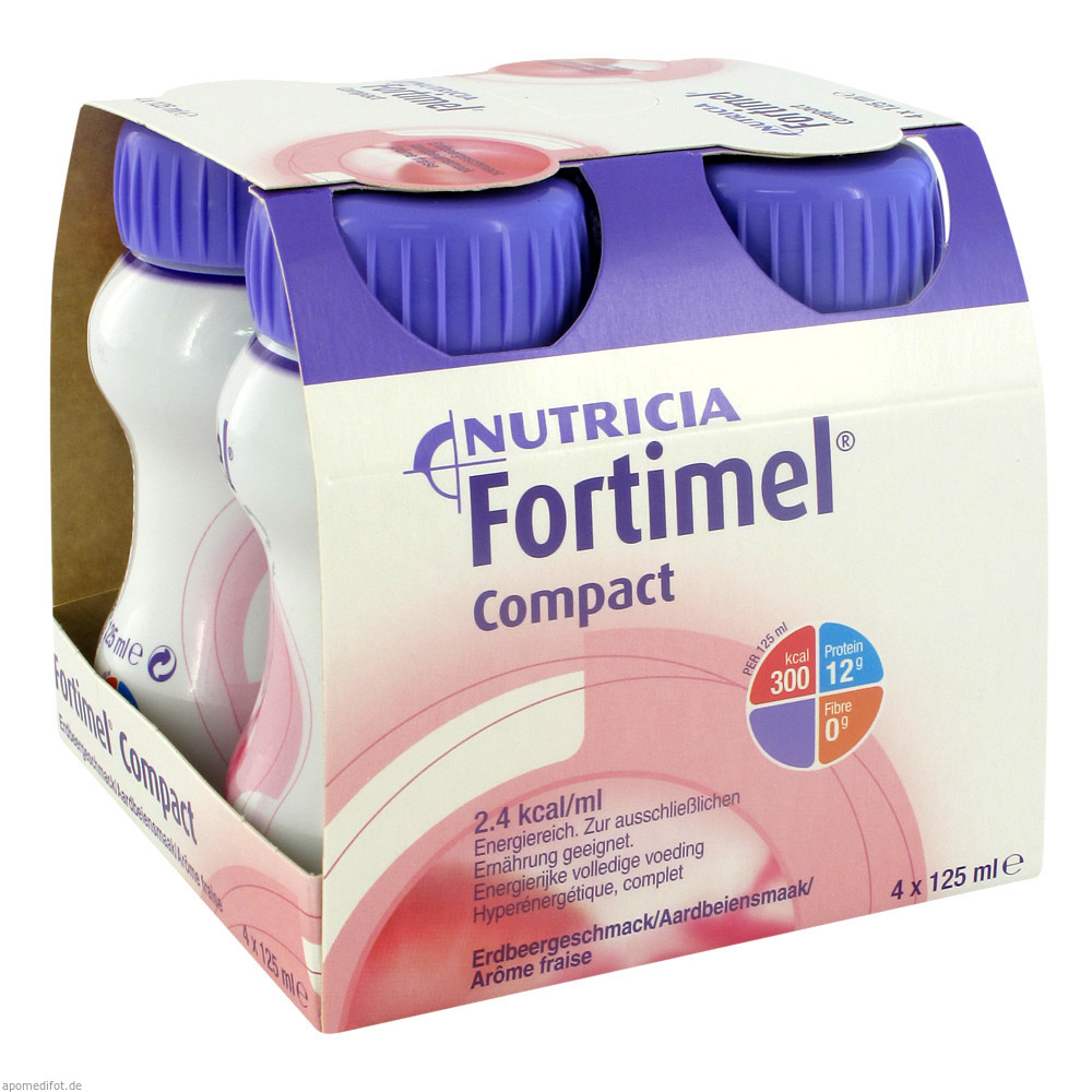 Nutricia Fortimel Compact 2.4 125 ml 24 Stk. Erdbeer