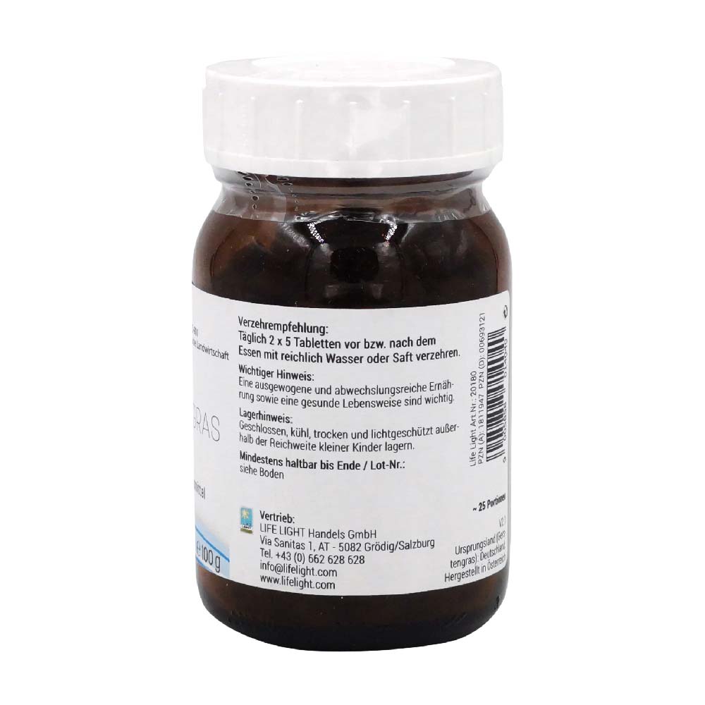 Life Light Gerstengras Bio Tabletten 400 250 Stk.