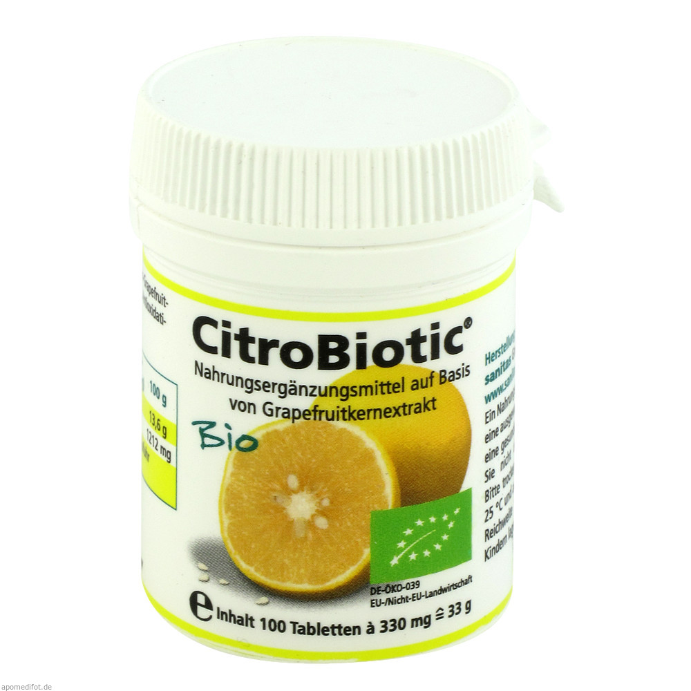 Citrobiotic Grapefruitkernextrakt 100 Stk. Tabletten