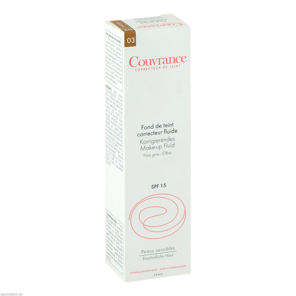 Avene COUVRANCE korrigierendes Make-Up Fluid sand 03