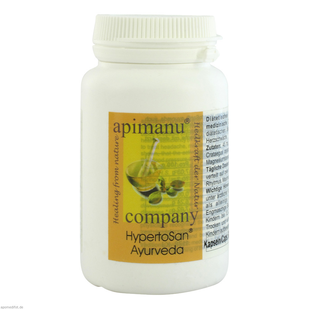 Apimanu Ayurveda Kapseln Hypertosan 60 Stk.