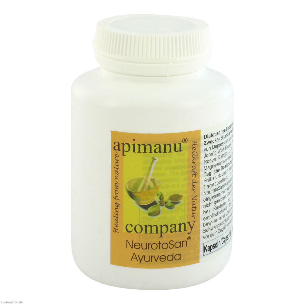 Apimanu NEUROTOSAN Ayurveda Kapseln gegen Depression & Burnout
