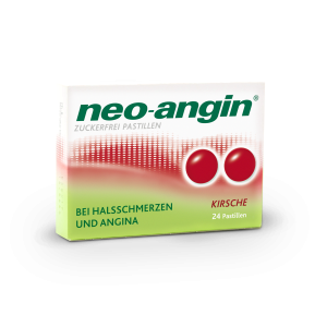 neo-angin Kirsche Pastillen Zuckerfrei 24 Stk.