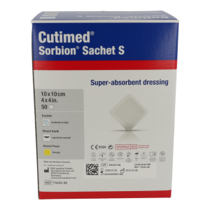 Cutimed Sorbion Sachet S Wundauflage 50 Stk. 10 x 10 cm