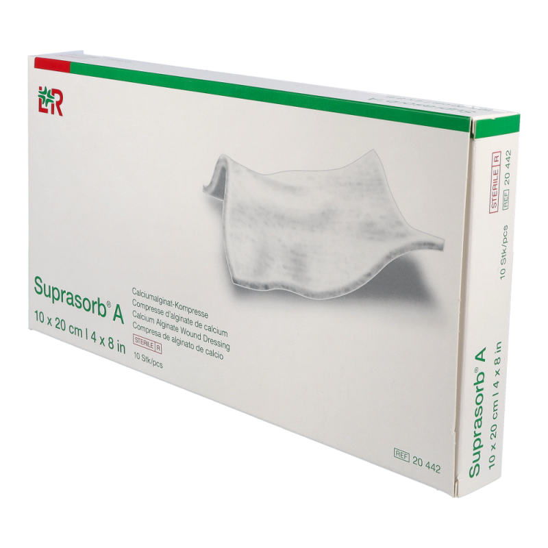 Suprasorb A Alginatverband 10 Stk. 10 x 20 cm