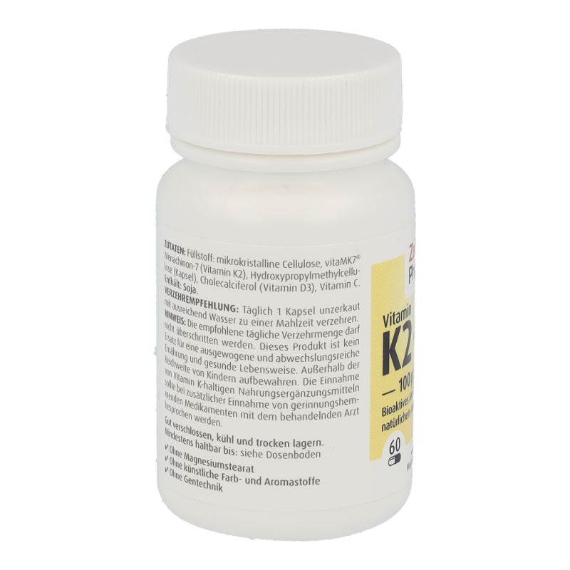 ZeinPharma VITAMIN K2 + MENACHINON – 7 100µg – 60 Stk