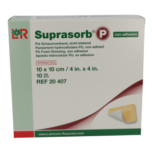 Suprasorb P PU-Schaumverband nicht klebend 10 Stk. 10 x 10 cm