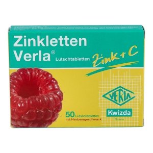 Verla Zink Tabletten Himbeer 5 mg 50 Stk.