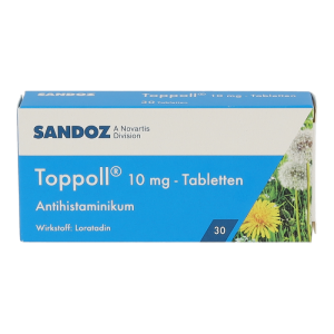 Sandoz TOPPOLL Tabletten 10mg – Antihistaminikum