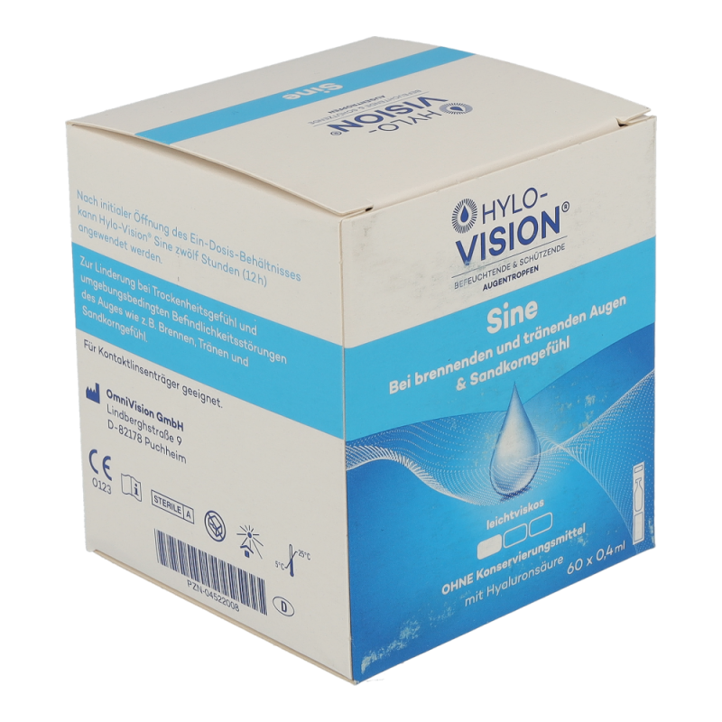 HYLO – VISION SINE Augentropfen 0,4ml Einzeldosen