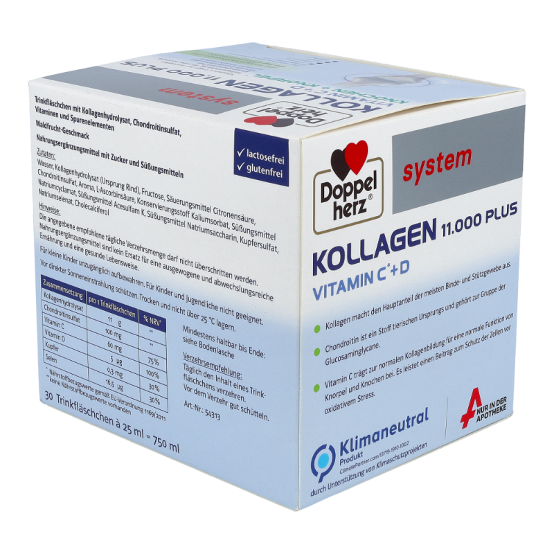 Doppelherz Kollagen 11.000 Plus Ampullen 30 Stk.