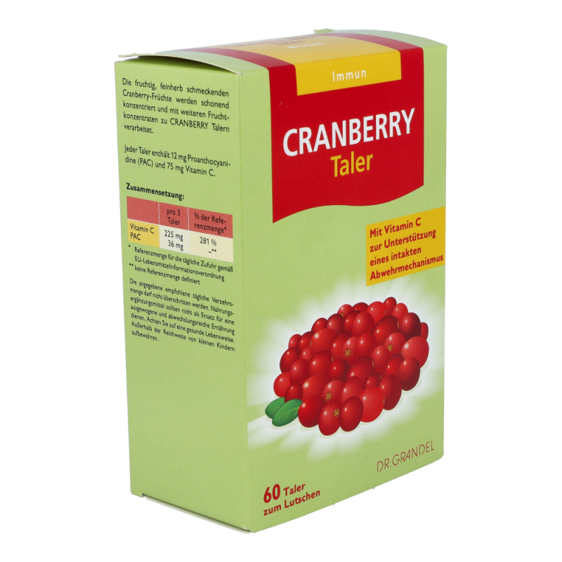 Dr. Grandel Immun Cranberry Taler 60 Stk.