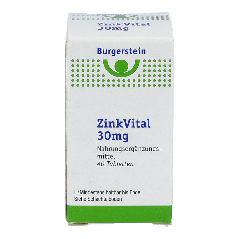Burgerstein Zinkvital 30 mg Tabletten 40 Stk.