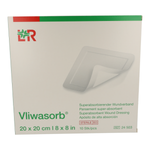 Vliwasorb Wundverband Absorb 10 Stk. 20 x 20 cm