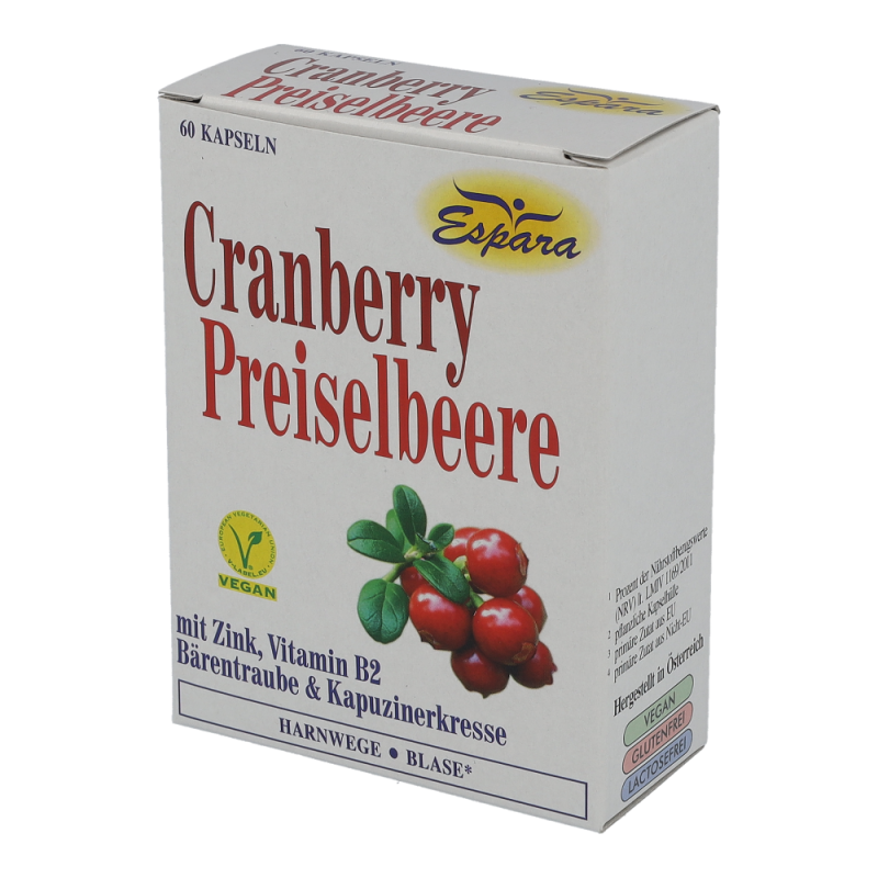 Espara Cranberry-Preiselbeere Kapseln 60 Stk.