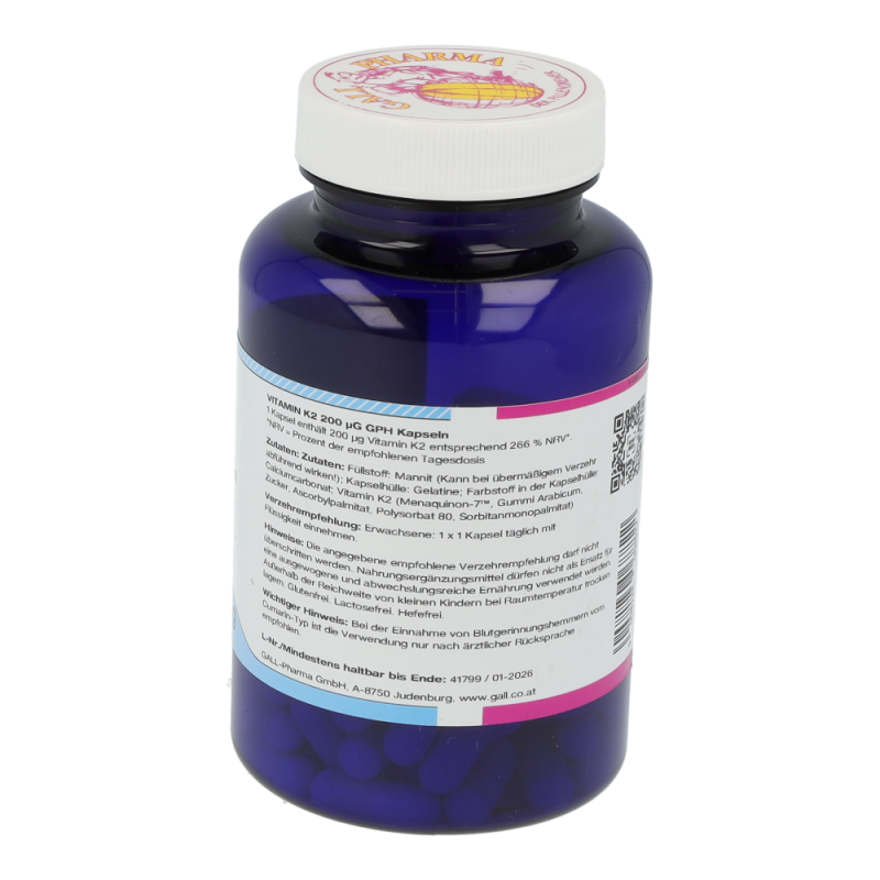 Gall Pharma Vitamin K2 200 mcg Kapseln 120 Stk.