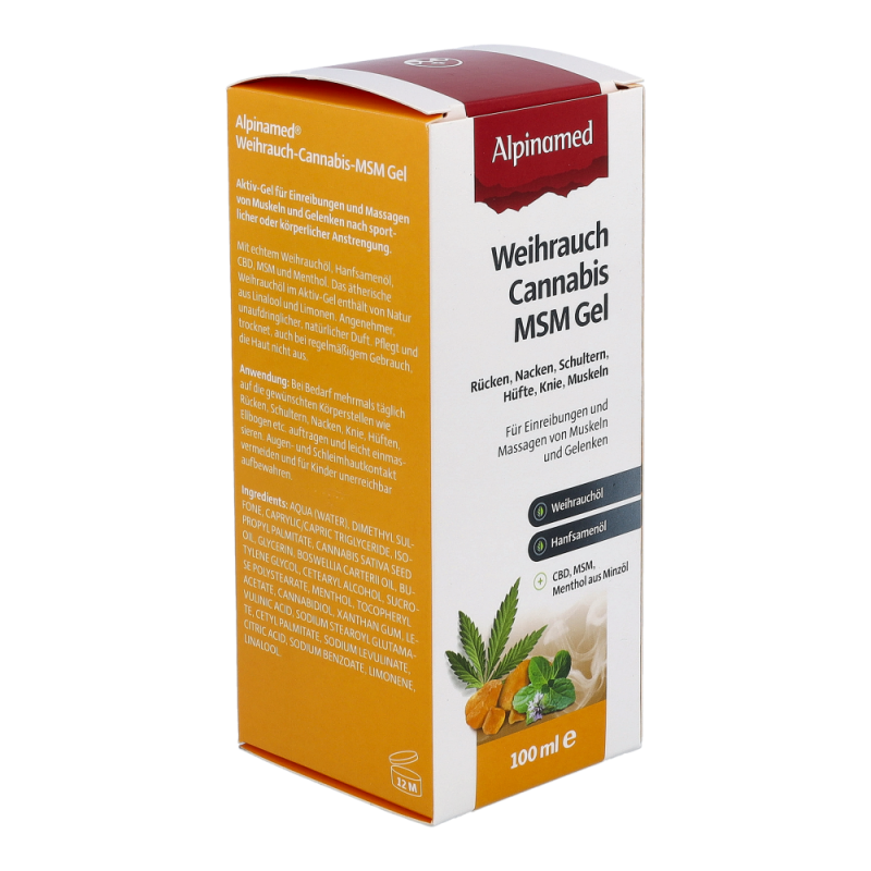 Alpinamed Weihrauch Cannabis MSM Gel